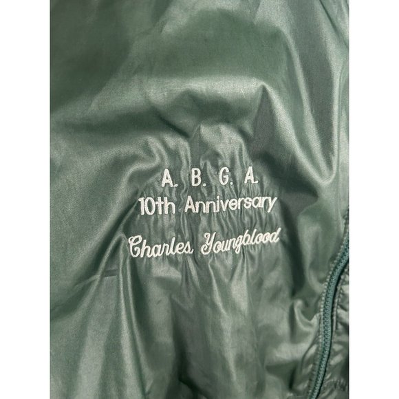 VTG Budweiser Versatech By Burlington Green Windbreaker Breathable Jacket 4XL - Picture 5 of 11